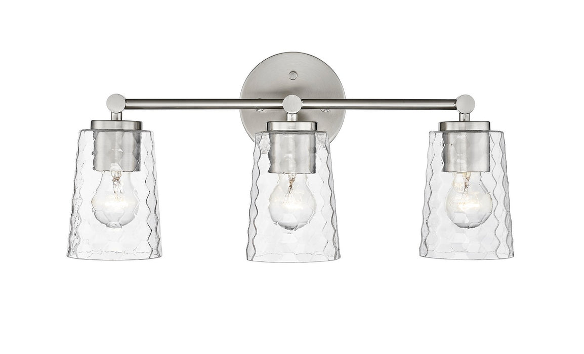 Millennium 9233-BN Three Light Vanity, Brushed Nickel