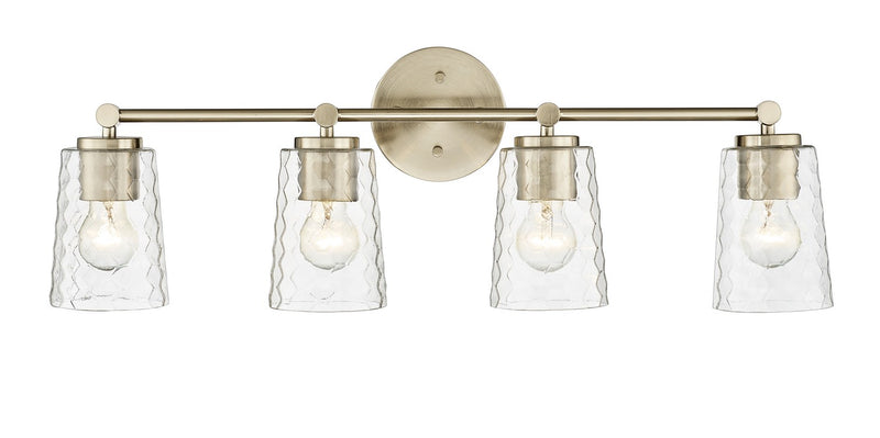 Millennium 9234-MG Four Light Vanity, Modern Gold