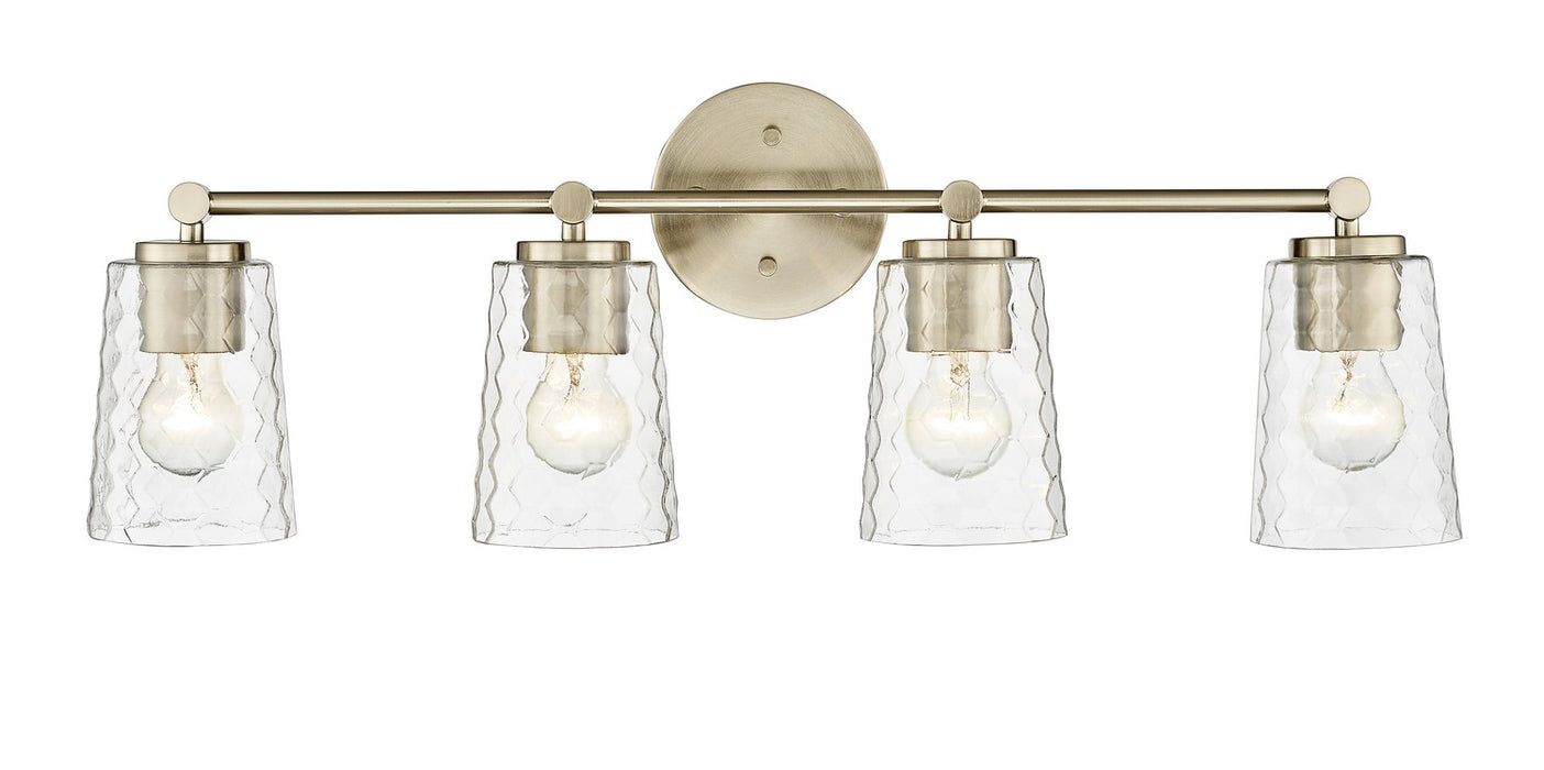 Millennium 9234-MG Four Light Vanity, Modern Gold