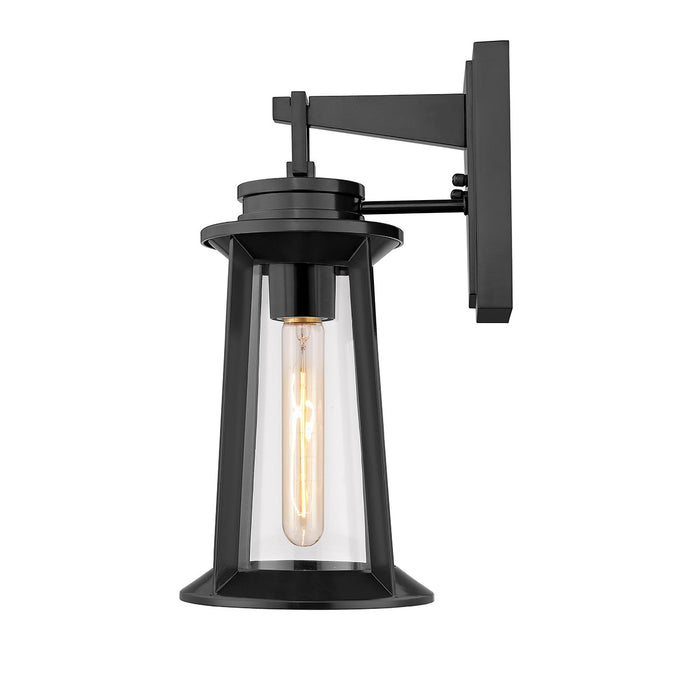 Millennium 8201-PBK One Light Outdoor Wall Sconce, Powder Coated Black