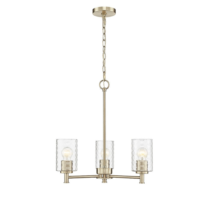 Millennium 9213-MG Three Light Chandelier, Modern Gold