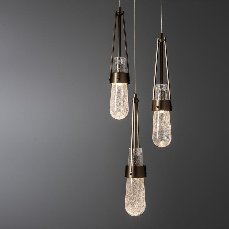 Hubbardton Forge 131120-SKT-LONG-05-YG0434 LED Pendant, Bronze
