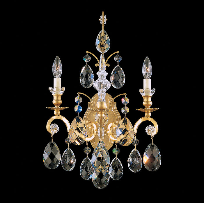 Schonbek 3761-22 Two Light Wall Sconce, Heirloom Gold