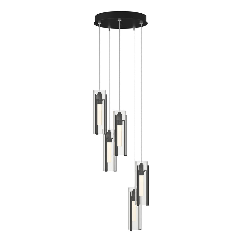 Hubbardton Forge 131124-SKT-STND-10-ZM0065 LED Pendant, Black
