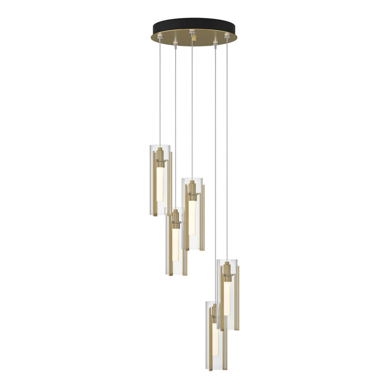 Hubbardton Forge 131124-SKT-STND-86-ZM0065 LED Pendant, Modern Brass