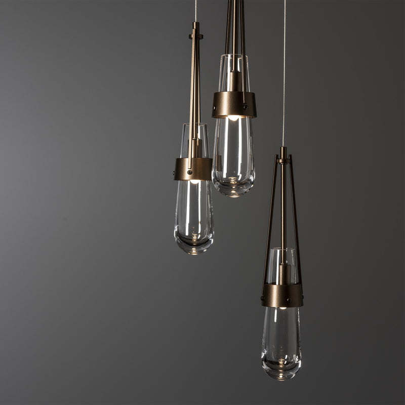 Hubbardton Forge 131127-SKT-LONG-05-ZM0434 LED Pendant, Bronze