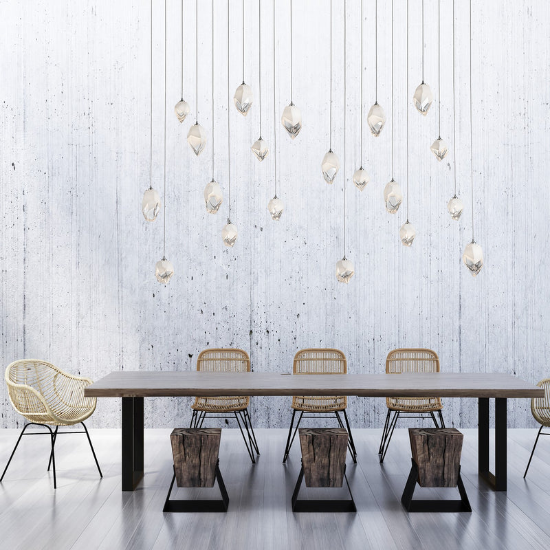 Hubbardton Forge 131145-SKT-LONG-85-WP0756 LED Pendant, Sterling