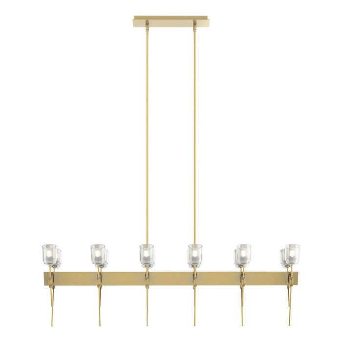 Hubbardton Forge 131525-SKT-MULT-86-YC0369 LED Pendant, Modern Brass