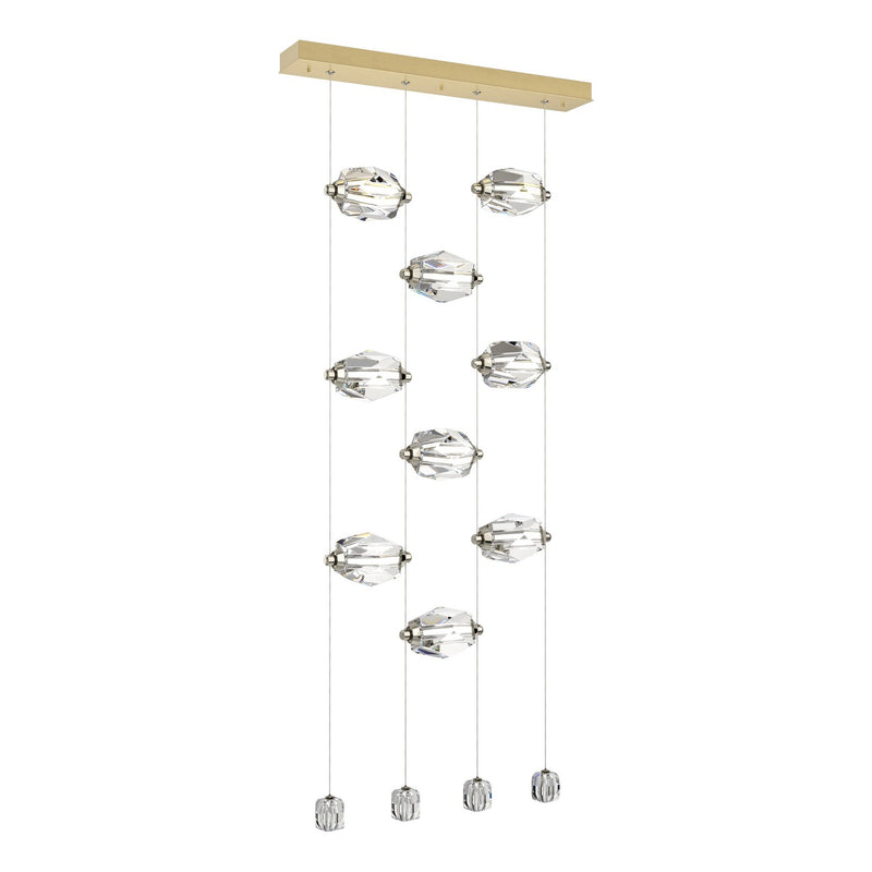 Hubbardton Forge 139056-LED-STND-86-CR LED Pendant, Modern Brass