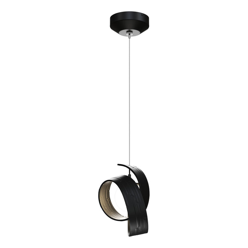 Hubbardton Forge 161186-SKT-STND-10-GG0711 LED Pendant, Black