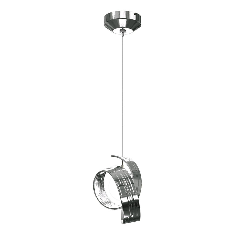 Hubbardton Forge 161186-SKT-STND-85-GG0711 LED Pendant, Sterling