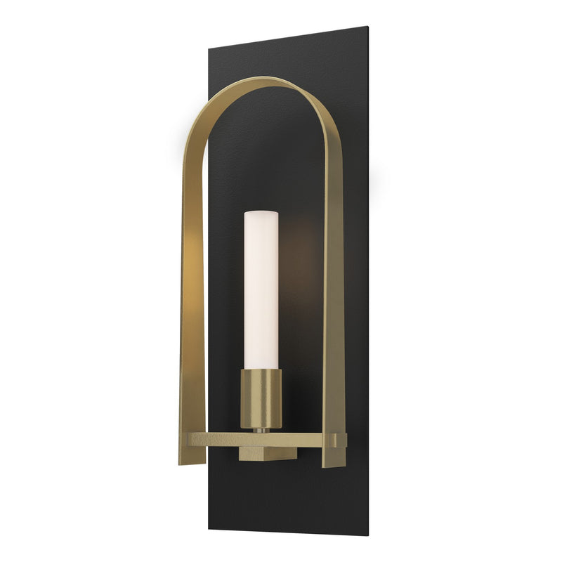 Hubbardton Forge 201070-SKT-10-86-FD0462 One Light Wall Sconce, Black