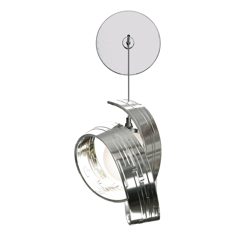 Hubbardton Forge 201353-SKT-85-GG0711 LED Wall Sconce, Sterling