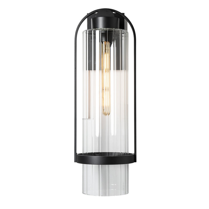 Hubbardton Forge 302557-SKT-80-ZM0743 One Light Outdoor Wall Sconce, Coastal Black