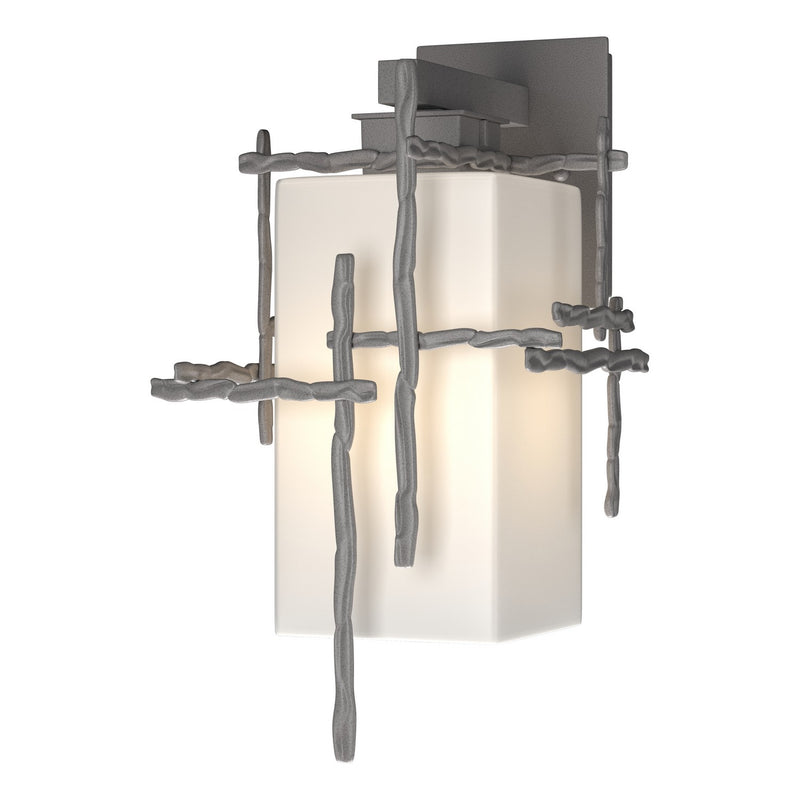 Hubbardton Forge 302581-SKT-78-GG0093 One Light Outdoor Wall Sconce, Coastal Burnished Steel