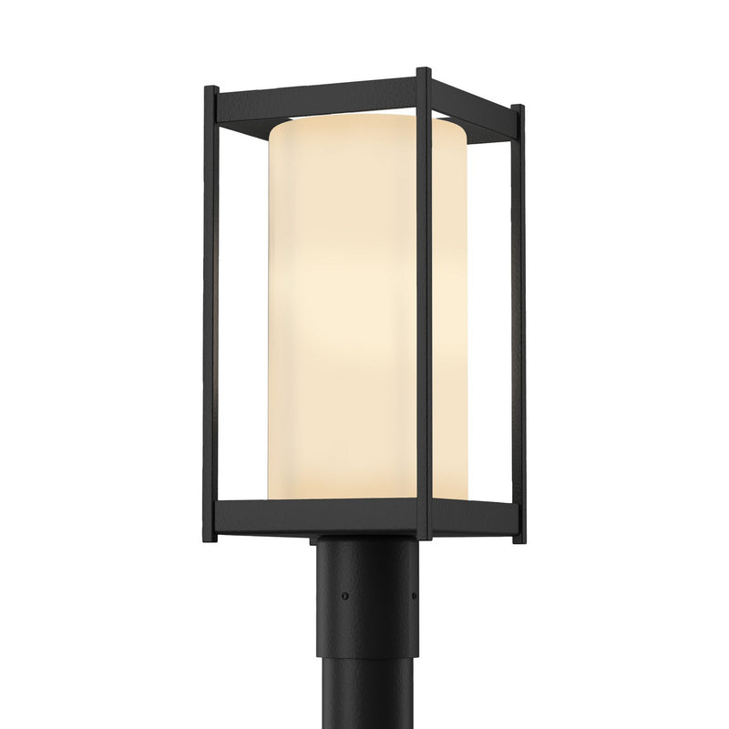 Hubbardton Forge 342021-SKT-80-GG0732 One Light Outdoor Post Mount, Coastal Black