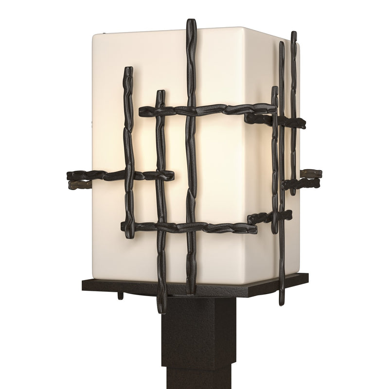 Hubbardton Forge 342023-SKT-14-GG0084 One Light Outdoor Post Mount, Coastal Oil Rubbed Bronze