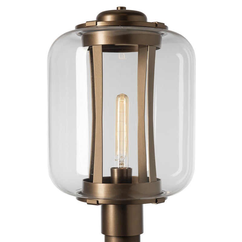 Hubbardton Forge 342554-SKT-75-ZM0746 One Light Outdoor Post Mount, Coastal Bronze