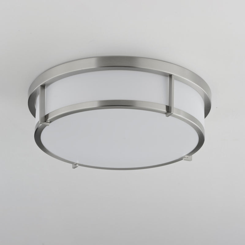 Maxim 10273WTSN LED Flush Mount, Satin Nickel