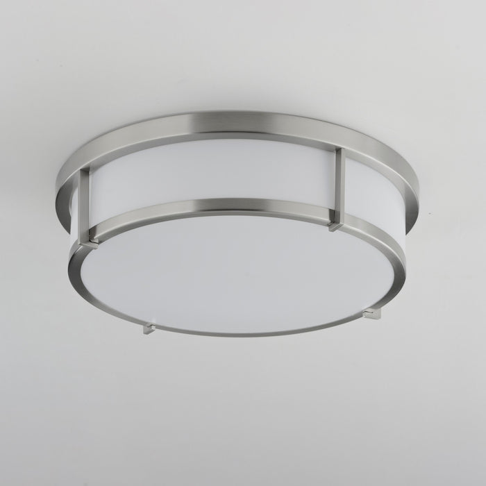 Maxim 10273WTSN LED Flush Mount, Satin Nickel