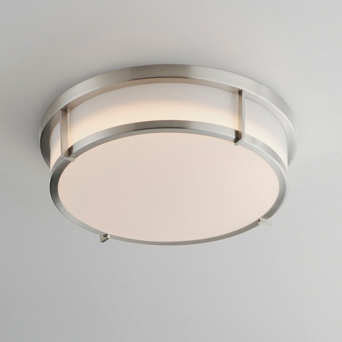 Maxim 10273WTSN LED Flush Mount, Satin Nickel
