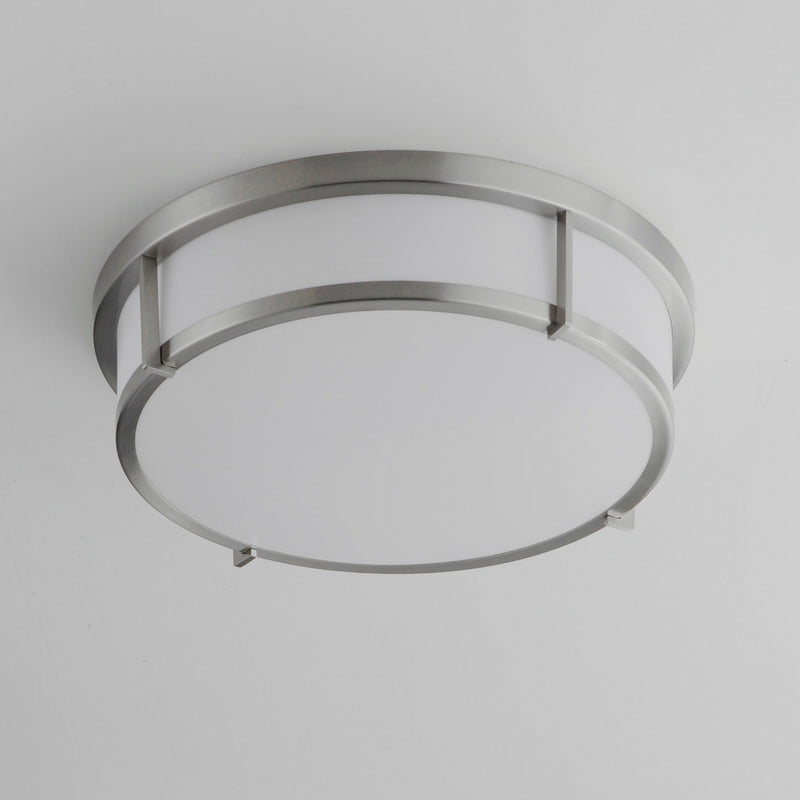 Maxim 10273WTSN LED Flush Mount, Satin Nickel