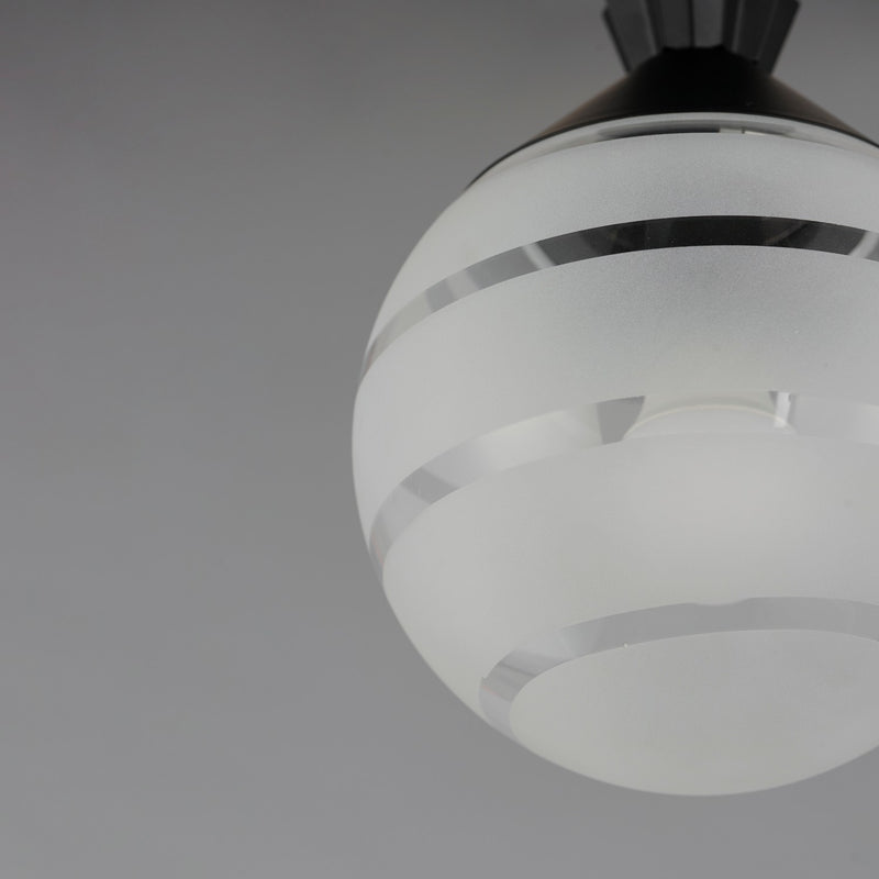 Maxim 12441CLFTBK One Light Semi-Flush/Pendant, Black