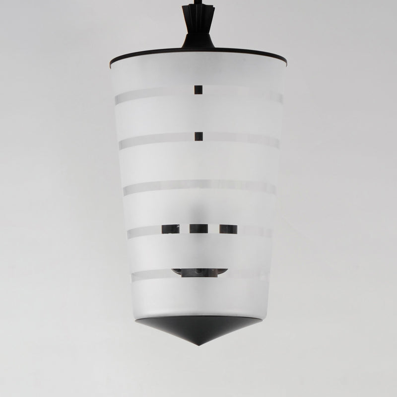 Maxim 12443CLFTBK Three Light Pendant, Black
