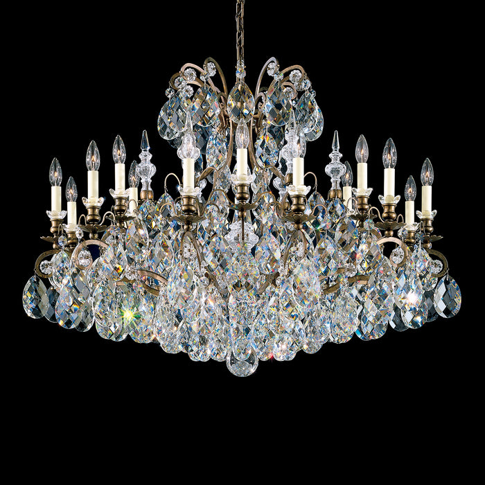 Schonbek 3792-76 19 Light Chandelier, Heirloom Bronze