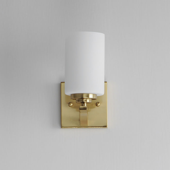 Maxim 20030SWSBR One Light Wall Sconce, Satin Brass