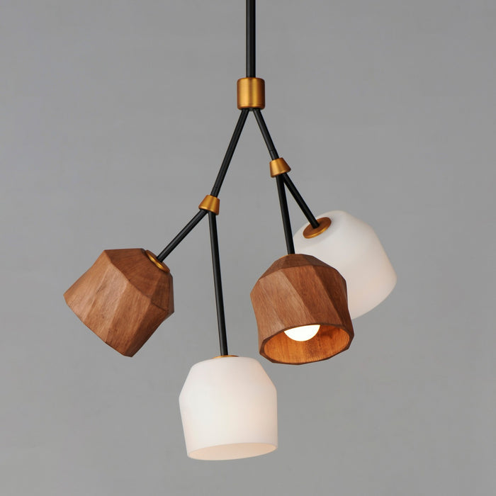Maxim 28274DBZAB LED Pendant, Dark Bronze/Antique Brass
