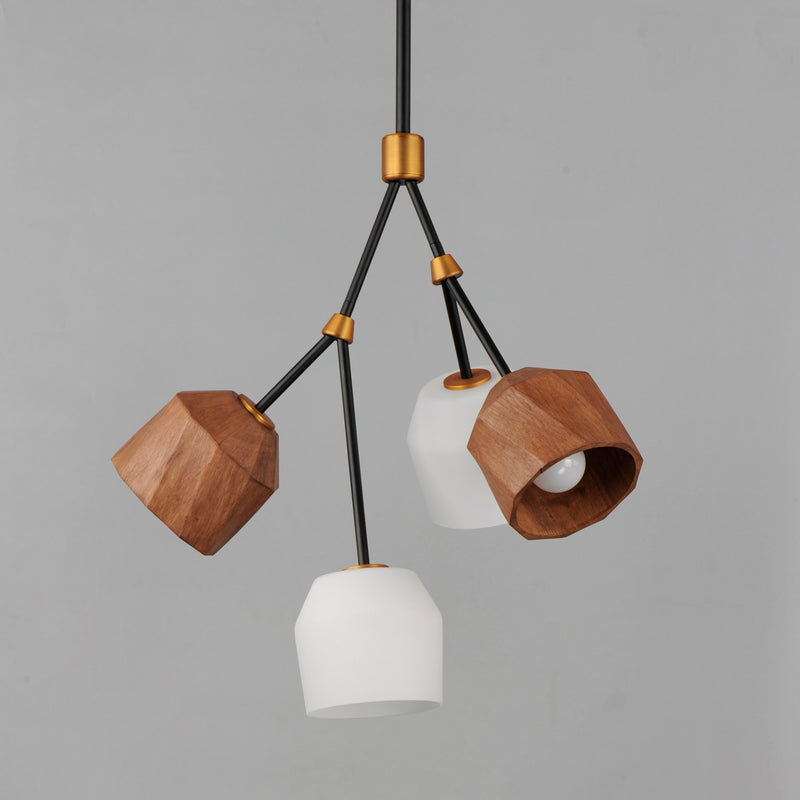 Maxim 28274DBZAB LED Pendant, Dark Bronze/Antique Brass