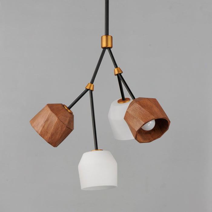 Maxim 28274DBZAB LED Pendant, Dark Bronze/Antique Brass