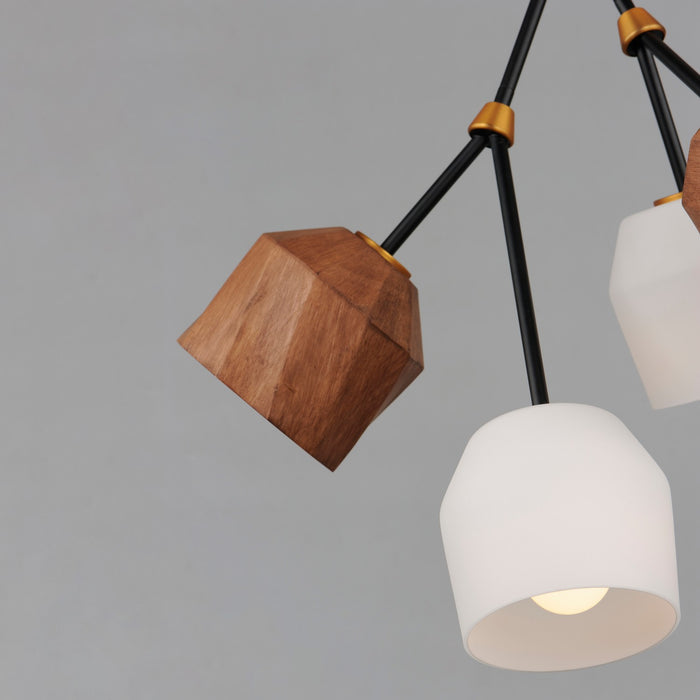 Maxim 28274DBZAB LED Pendant, Dark Bronze/Antique Brass