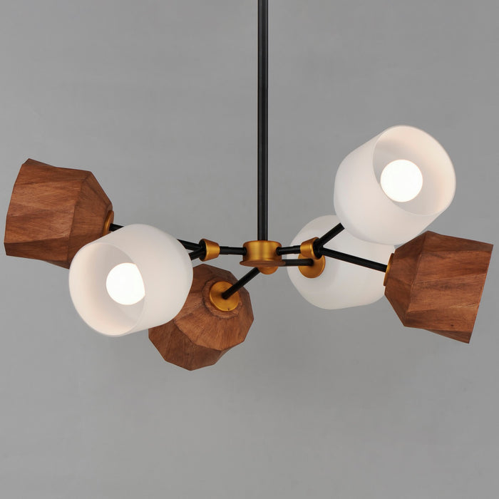 Maxim 28276DBZAB LED Pendant, Dark Bronze/Antique Brass