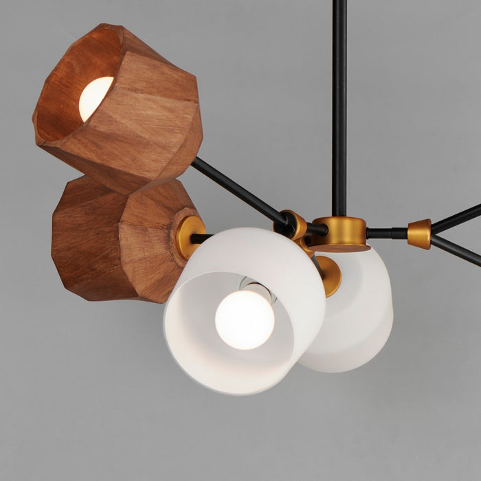 Maxim 28276DBZAB LED Pendant, Dark Bronze/Antique Brass