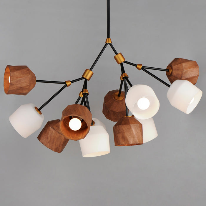 Maxim 28278DBZAB LED Pendant, Dark Bronze/Antique Brass