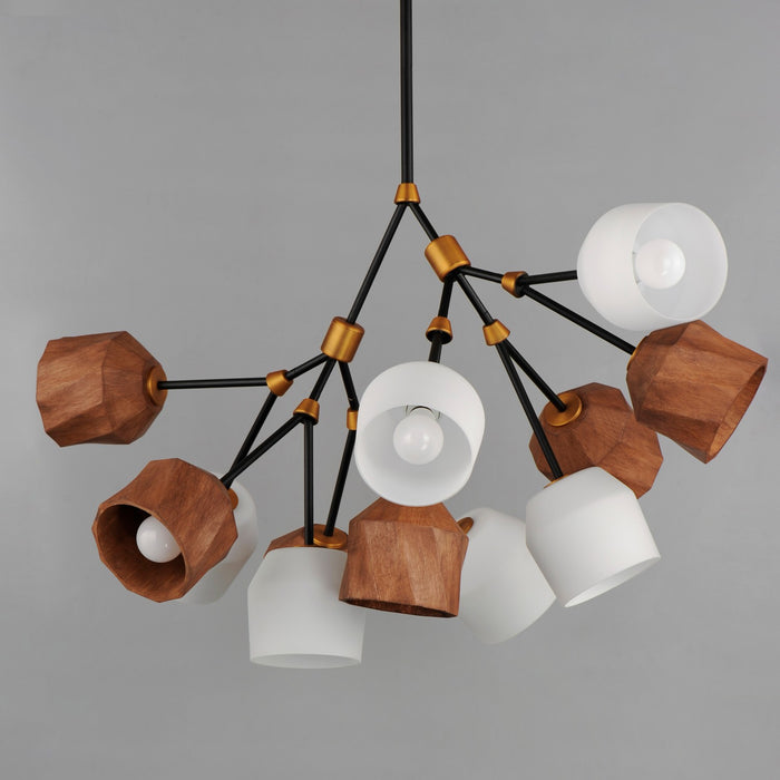 Maxim 28278DBZAB LED Pendant, Dark Bronze/Antique Brass