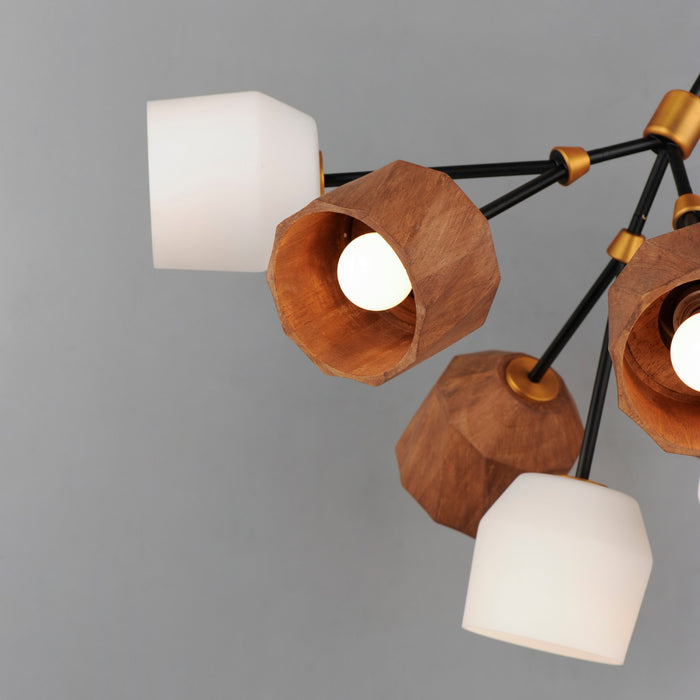 Maxim 28278DBZAB LED Pendant, Dark Bronze/Antique Brass