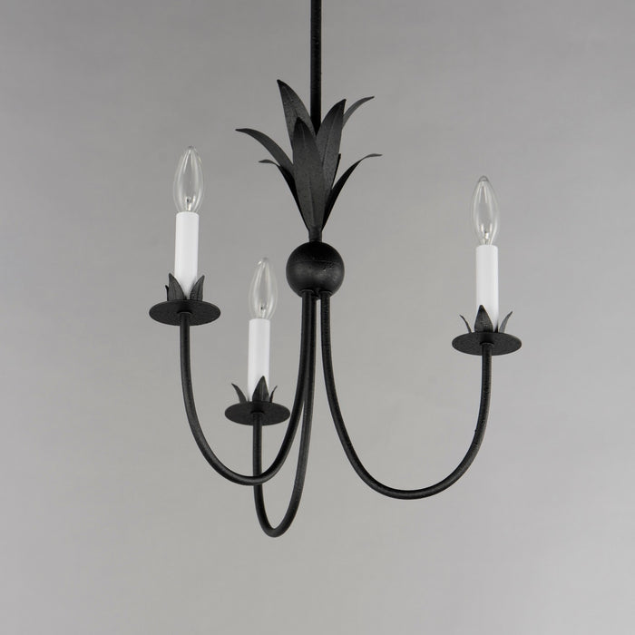 Maxim 2883AR Three Light Chandelier, Anthracite