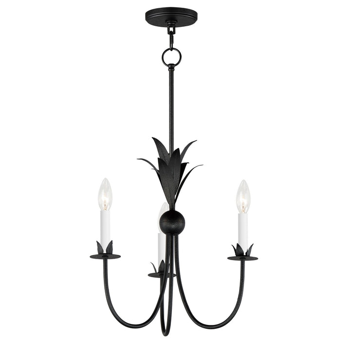 Maxim 2883AR Three Light Chandelier, Anthracite