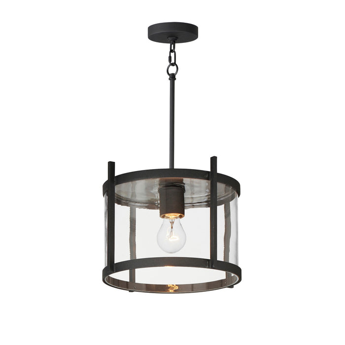 Maxim 30061CLBK One Light Semi-Flush/Pendant, Black