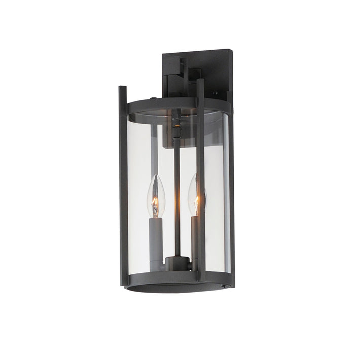 Maxim 30064CLBK Two Light Outdoor Wall Sconce, Black