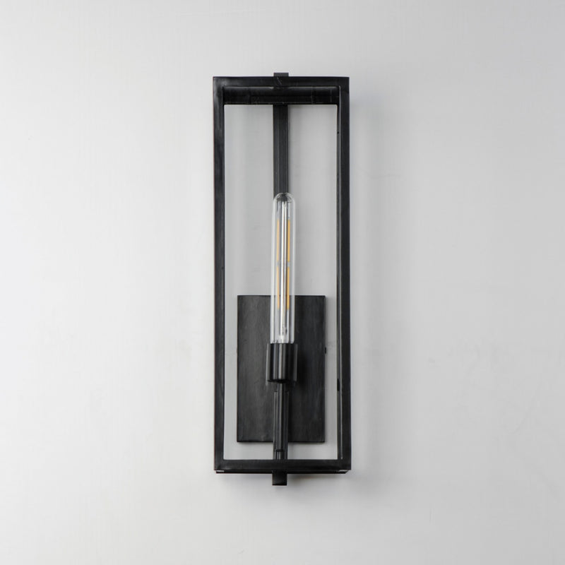 Maxim 30095CLDBZ One Light Outdoor Wall Sconce, Dark Bronze