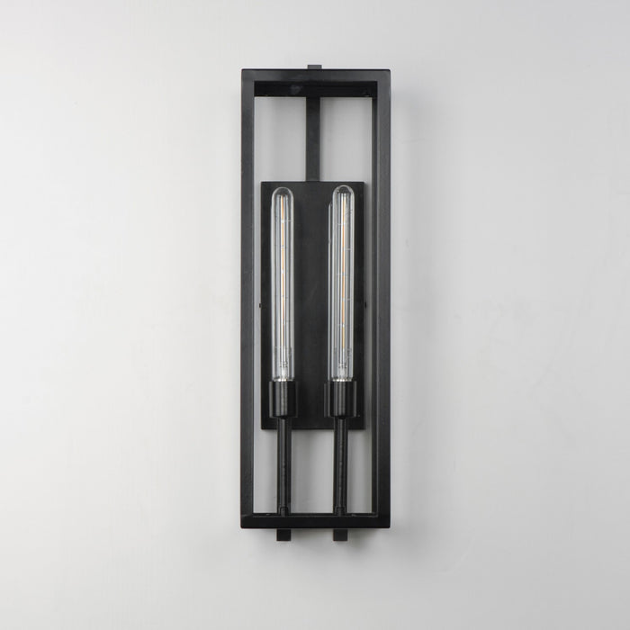 Maxim 30096CLDBZ Two Light Outdoor Wall Sconce, Dark Bronze