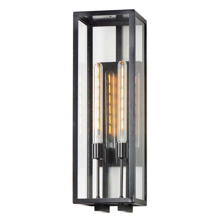 Maxim 30096CLDBZ Two Light Outdoor Wall Sconce, Dark Bronze