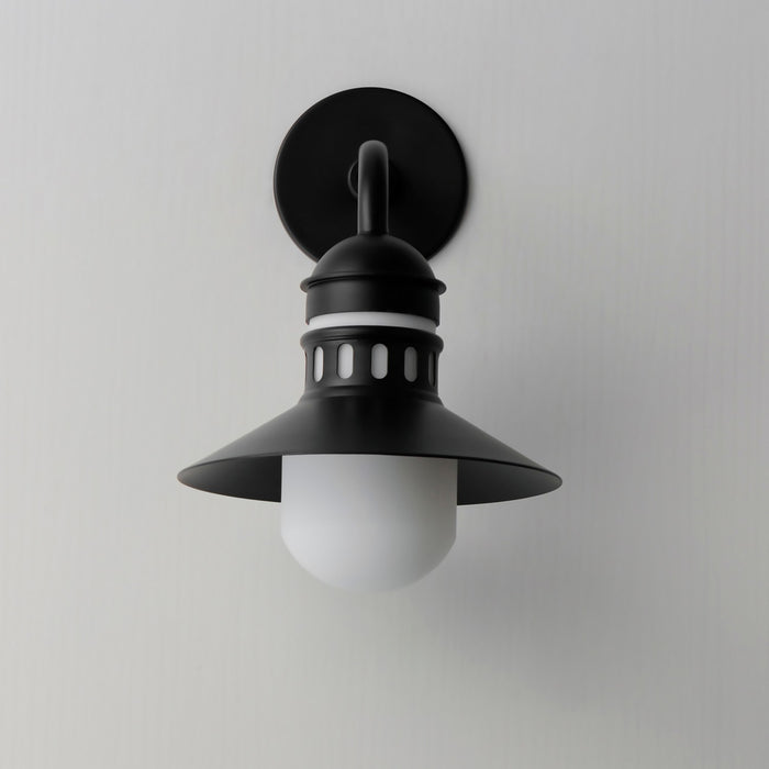 Maxim 35122SWBK One Light Outdoor Wall Sconce, Black