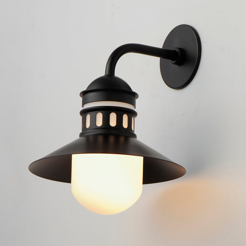 Maxim 35124SWBK One Light Outdoor Wall Sconce, Black