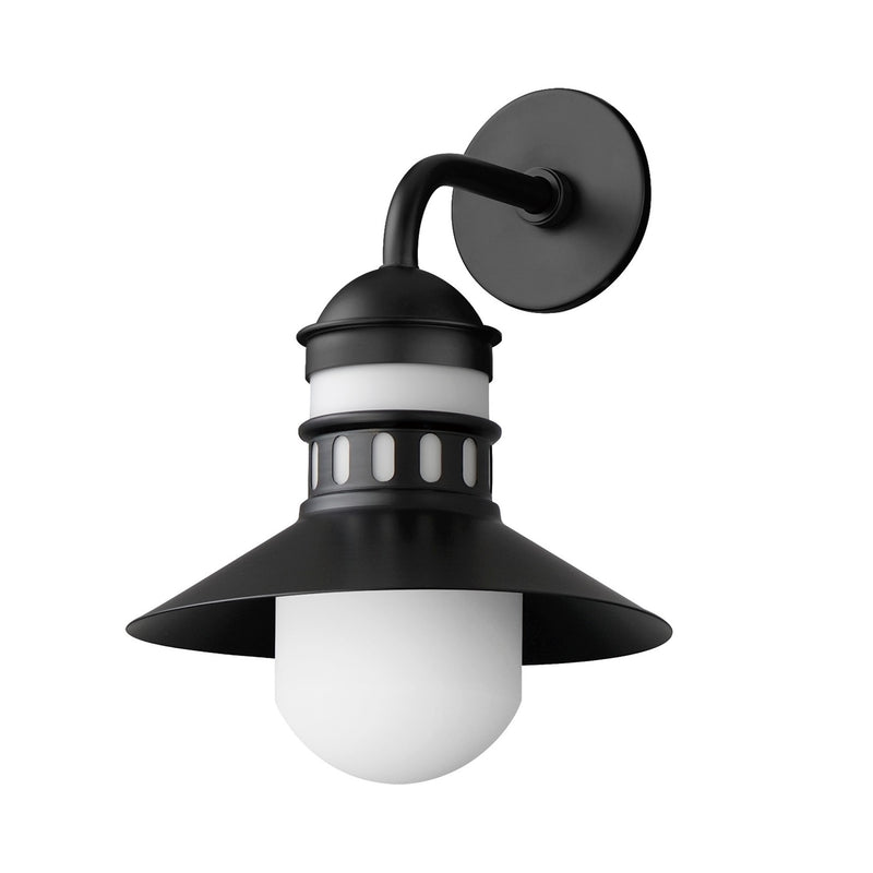 Maxim 35124SWBK One Light Outdoor Wall Sconce, Black