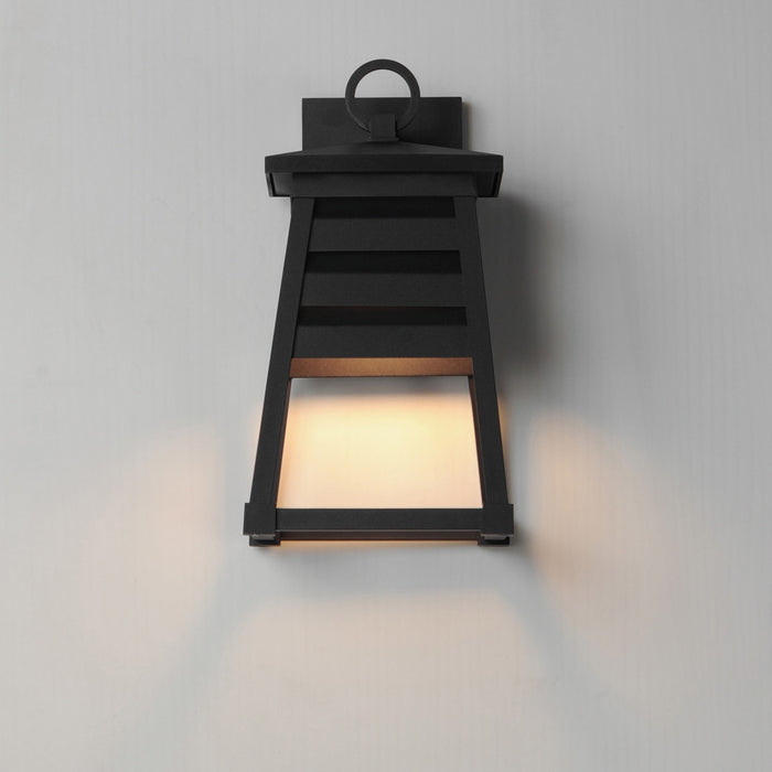 Maxim 40632BK One Light Outdoor Wall Sconce, Black